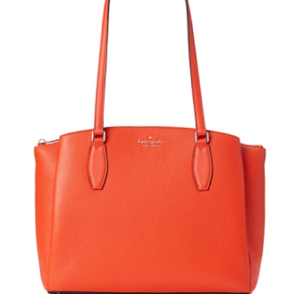 Kate Spade Orange Monet Tote Bag
